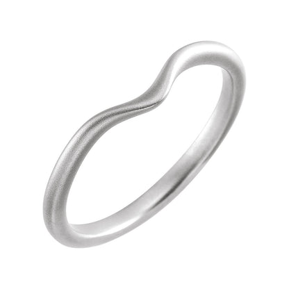 Matching Band with Bead Blast Finish, 3.8 mm