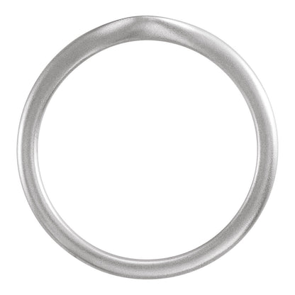 Matching Band with Bead Blast Finish, 3.8 mm
