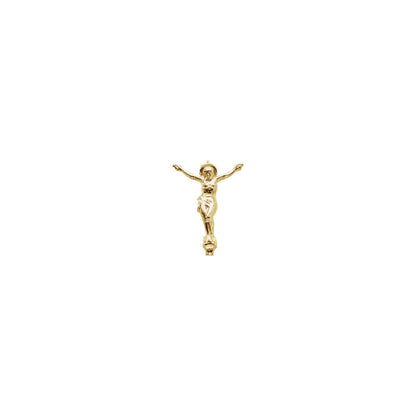 14K Yellow Gold 23x17 mm Crucifix Pendant