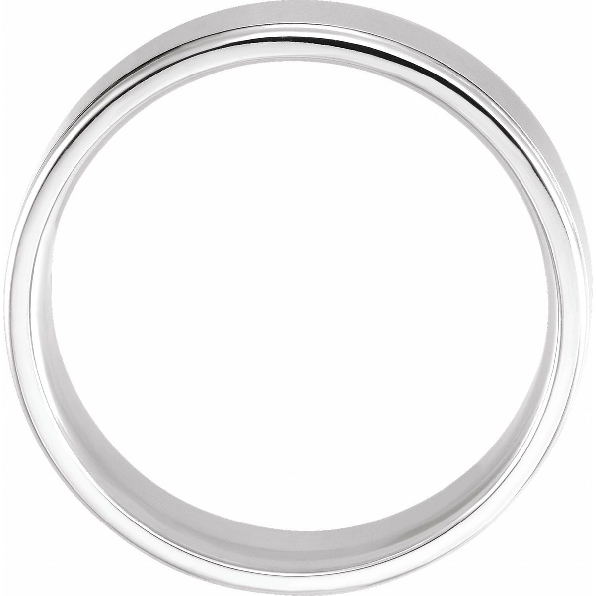 Grooved Comfort-Fit Flat Band, 5 mm (52013)