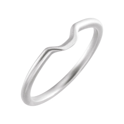 Matching Band with Bead Blast Finish, 3.83 mm