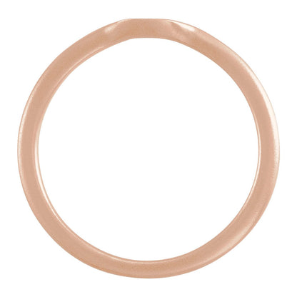 Matching Band with Bead Blast Finish, 3.83 mm