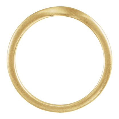 Matching Band with Bead Blast Finish, 3.8 mm