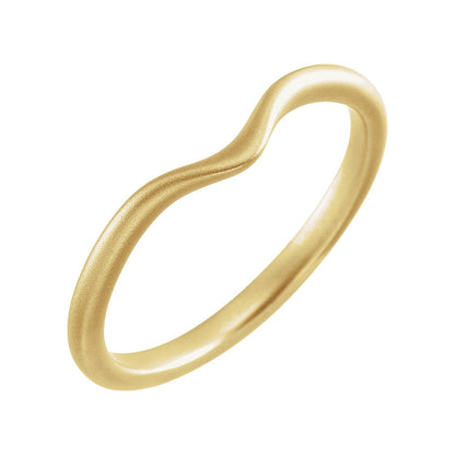 Matching Band with Bead Blast Finish, 3.8 mm