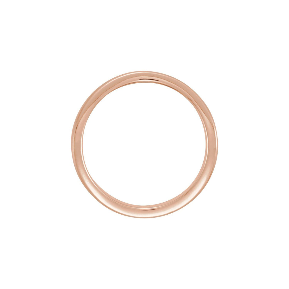 14K Yellow/White Gold Curved Band with Polished & Satin Finish