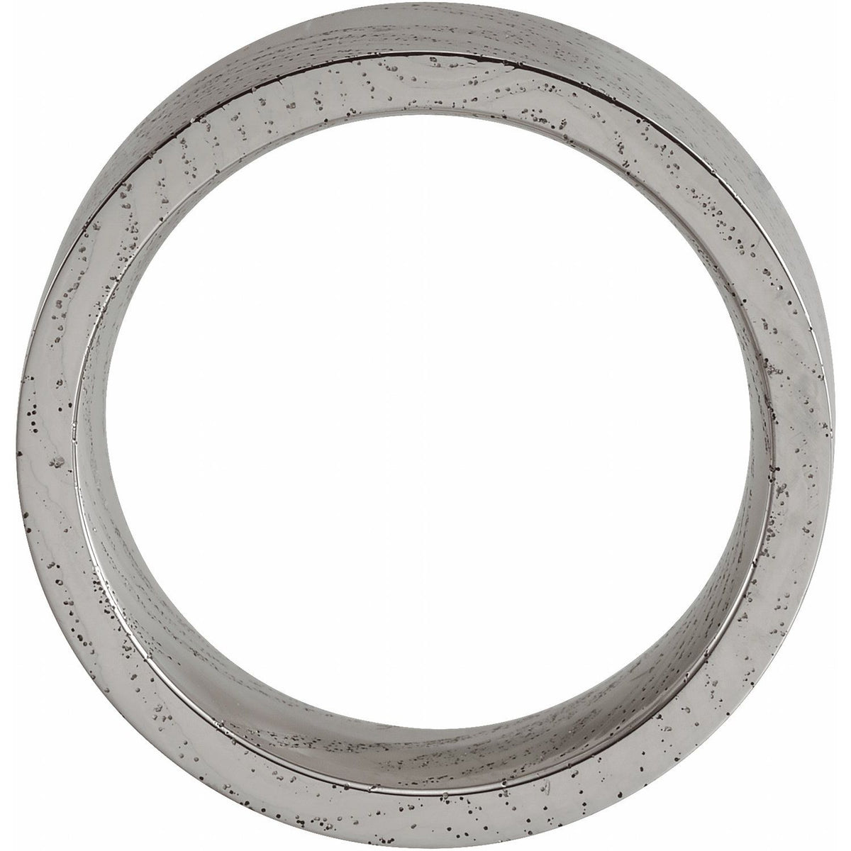 Damascus Steel Flat Patterned Band