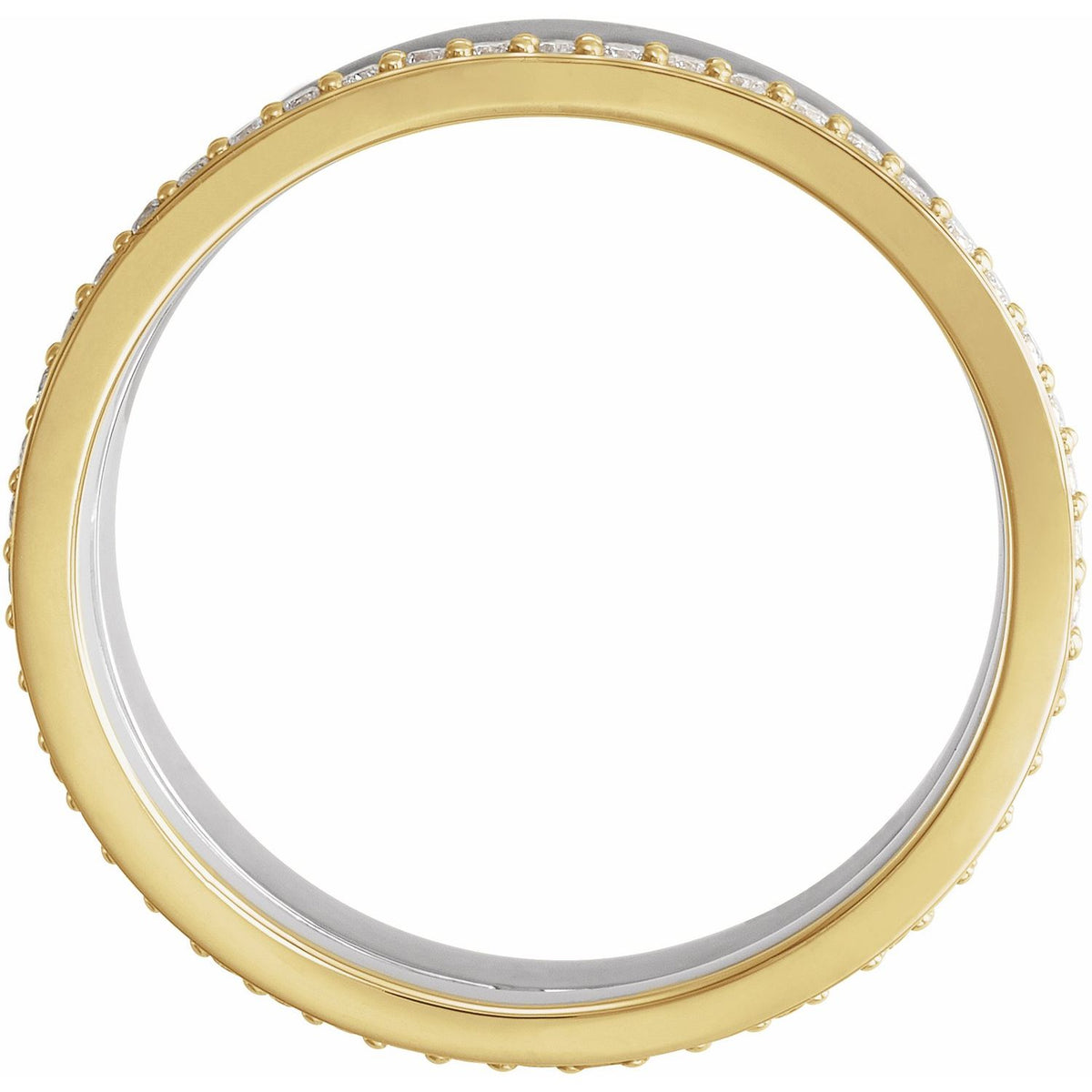 14K Yellow/White Gold 1/3 CTW Natural Diamond Duo Wedding Band