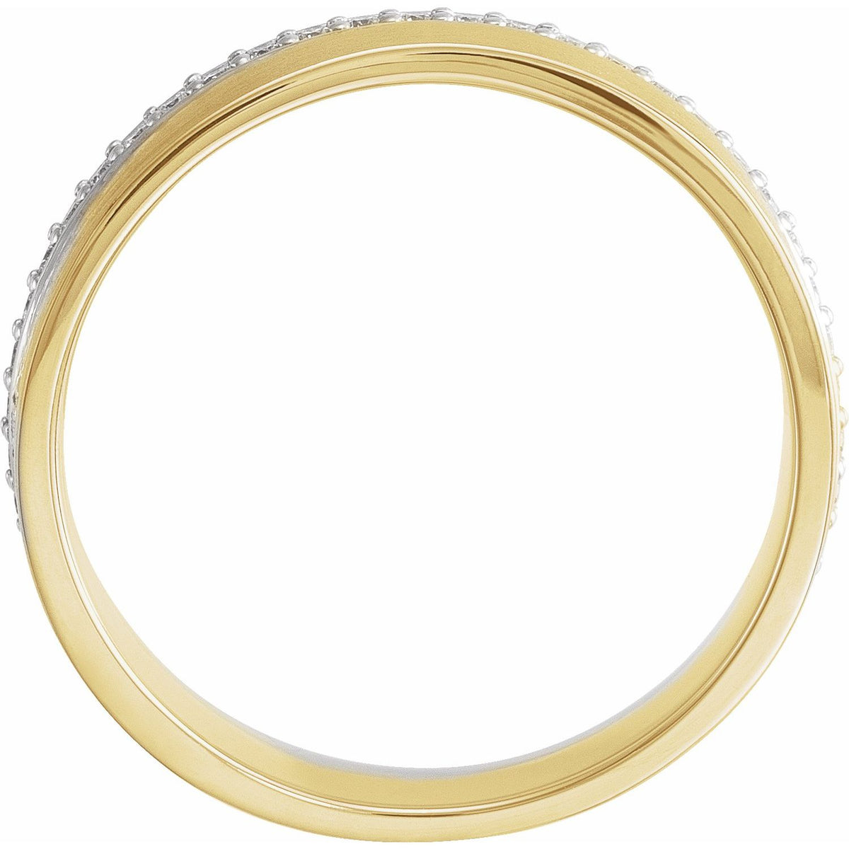 14K Yellow/White Gold 1/3 CTW Natural Diamond Band