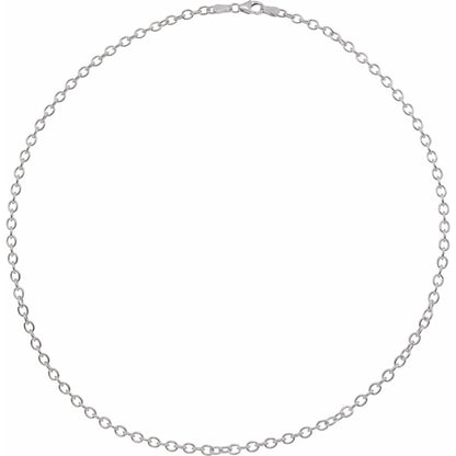 Oval Cable 16" Chain