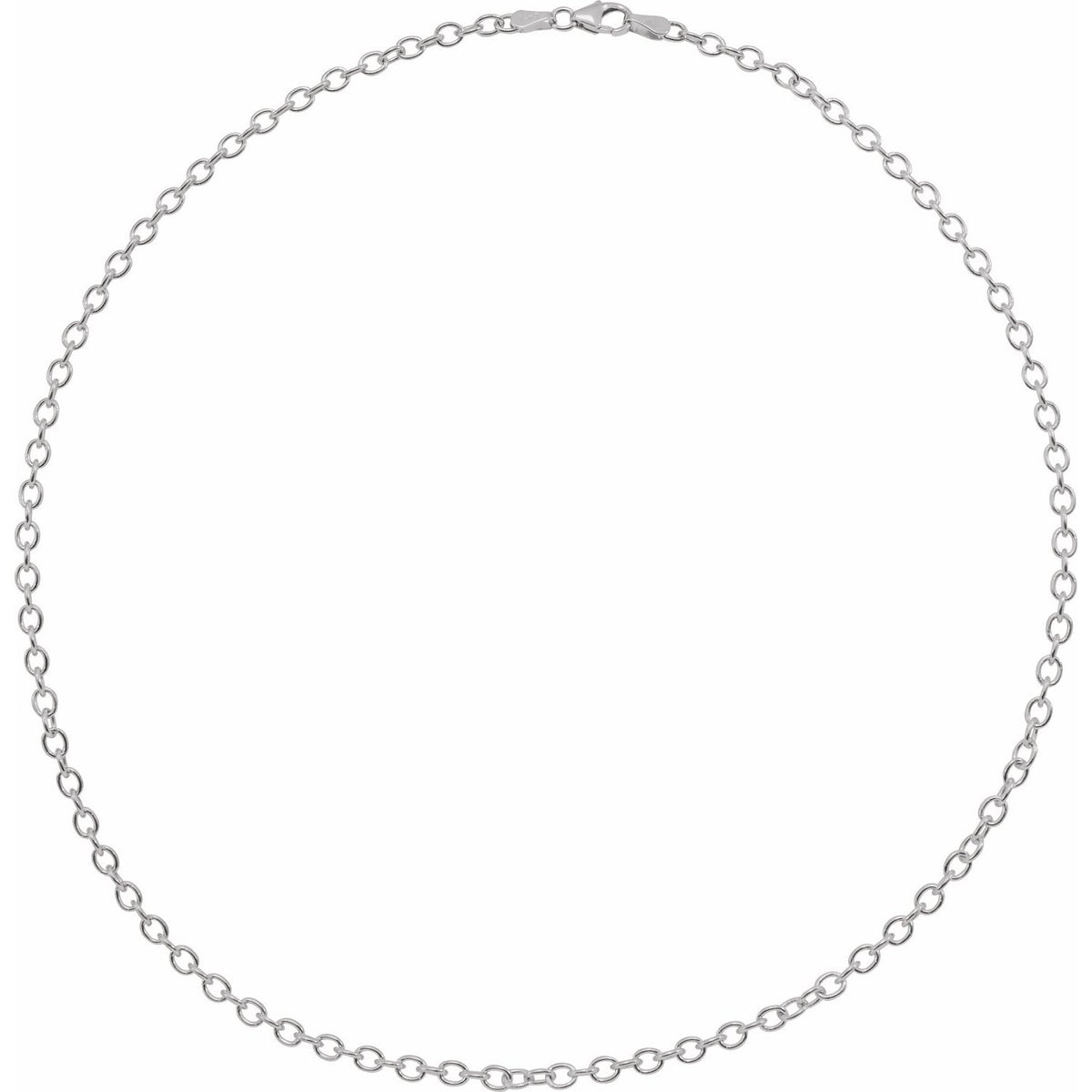 Oval Cable 24" Chain