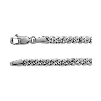 Sterling Silver Cuban Link Curb 24" Chain