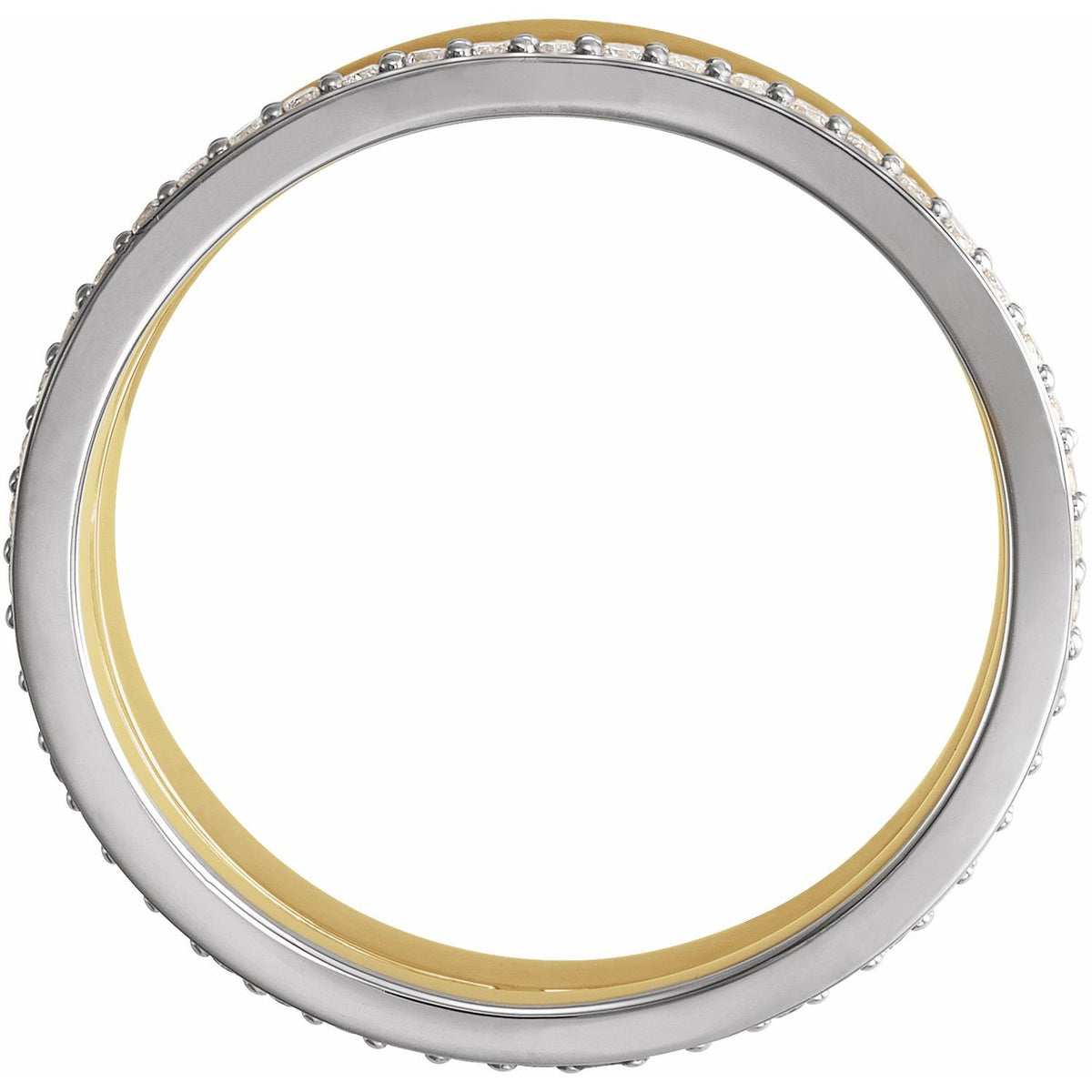 14K Yellow/White Gold 1/3 CTW Natural Diamond Duo Wedding Band