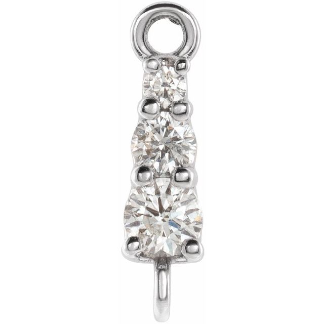 .07 CTW Natural Diamond Graduated Link