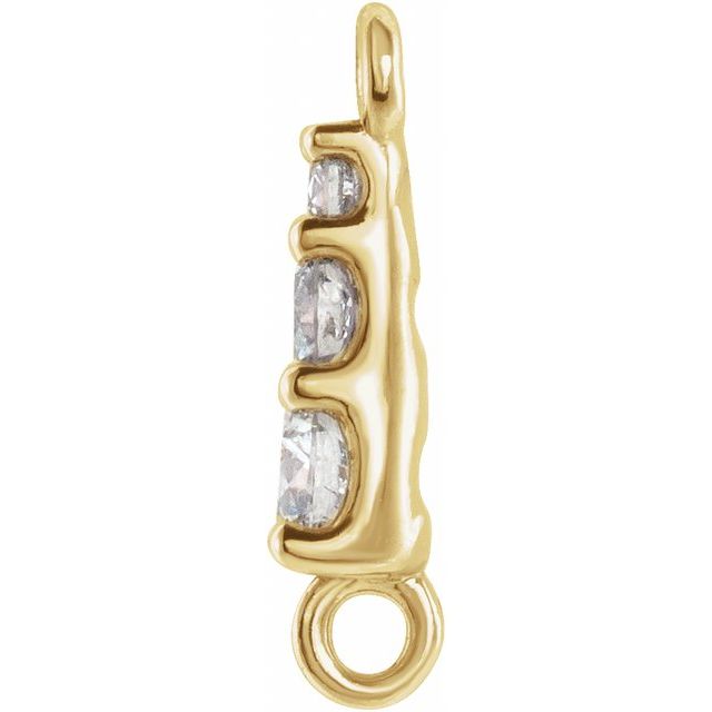 .07 CTW Natural Diamond Graduated Link