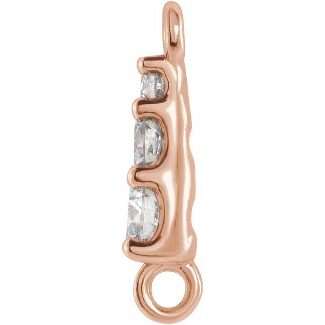 .07 CTW Natural Diamond Graduated Link