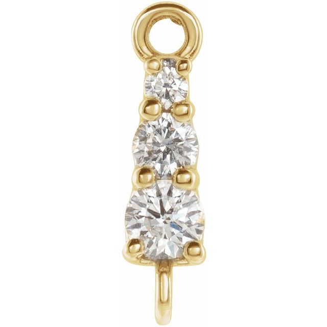 .07 CTW Natural Diamond Graduated Link