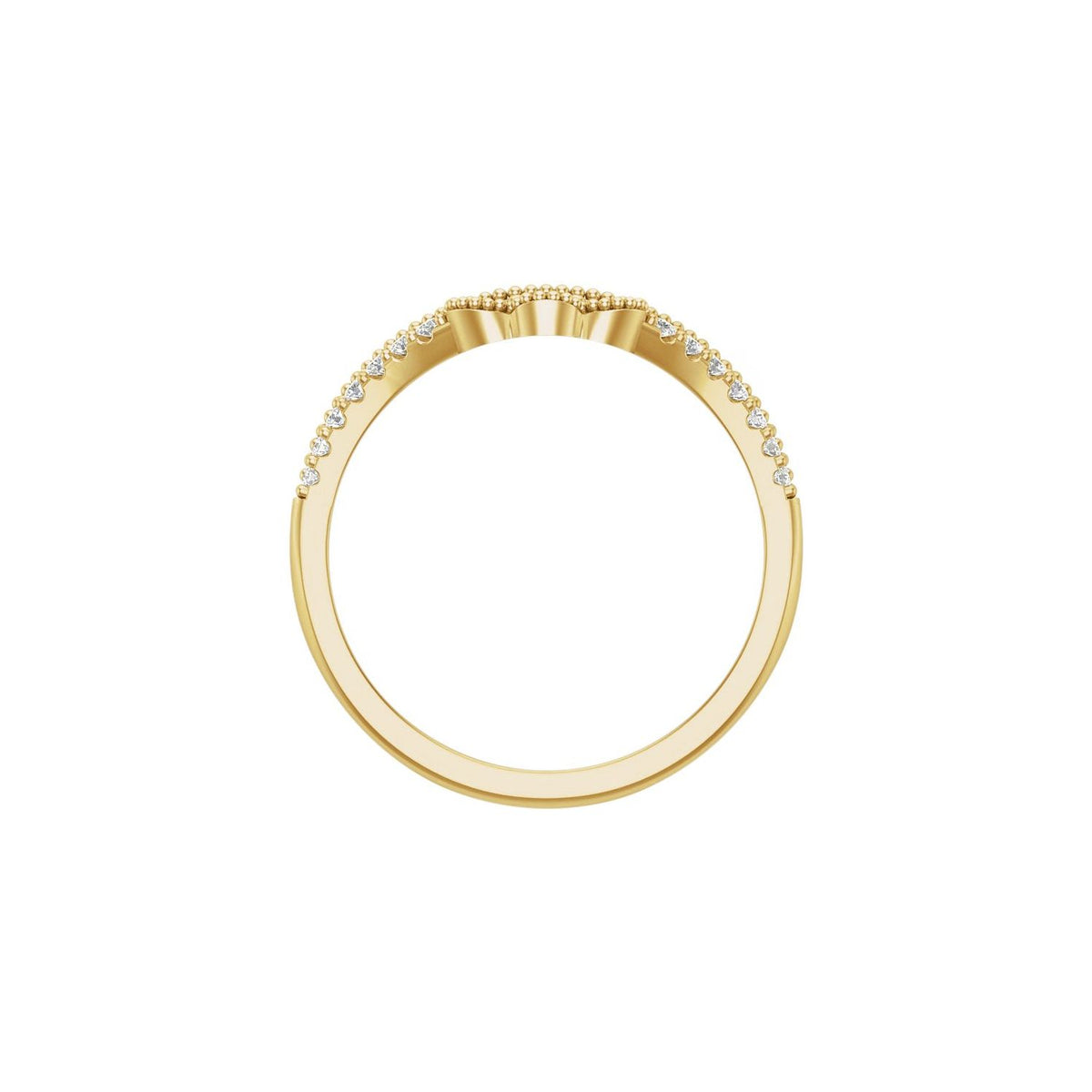 1/4 CTW Natural Diamond Contour Band