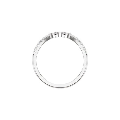 1/4 CTW Natural Diamond Contour Band