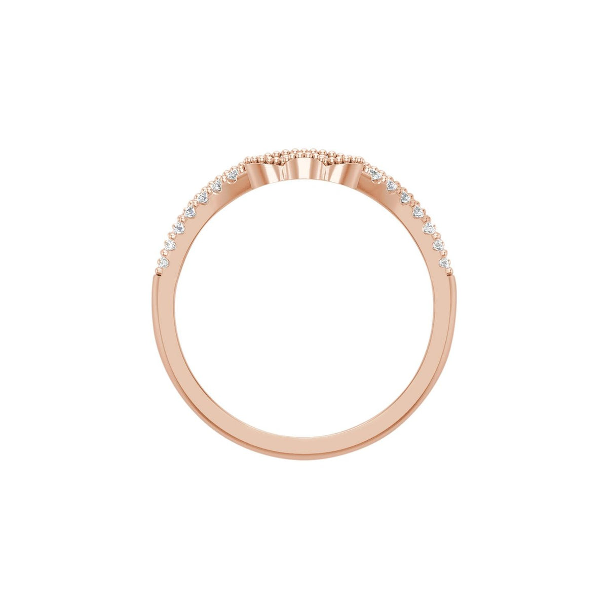 1/4 CTW Natural Diamond Contour Band
