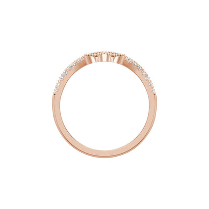 1/4 CTW Natural Diamond Contour Band