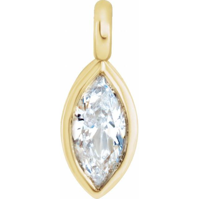 .07 CT Lab-Grown Diamond Dangle