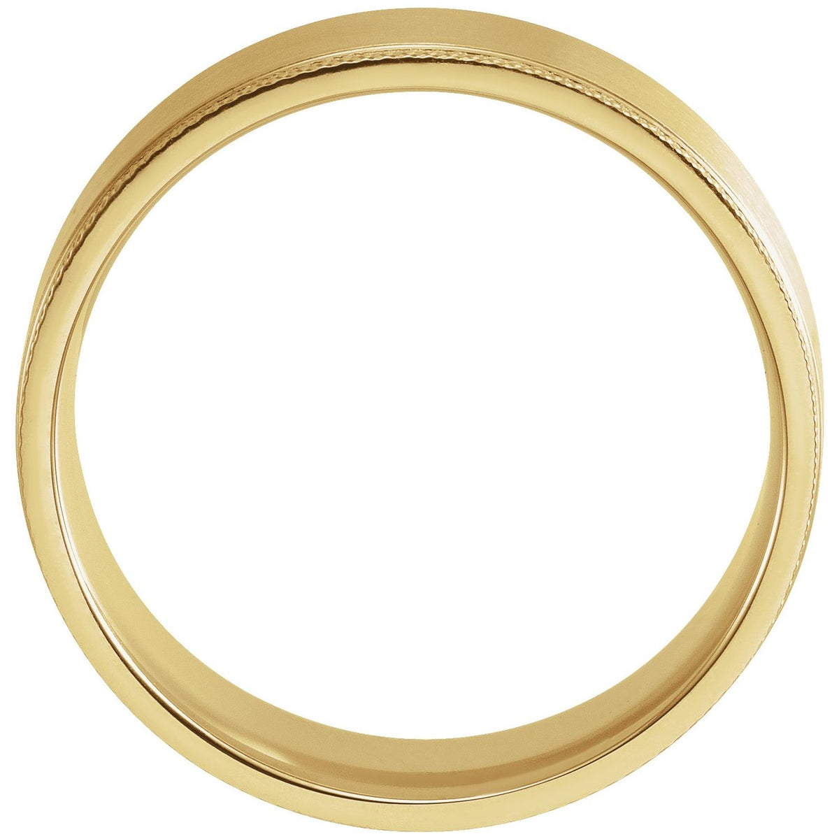 Knurled Stepped-Edge Flat Band