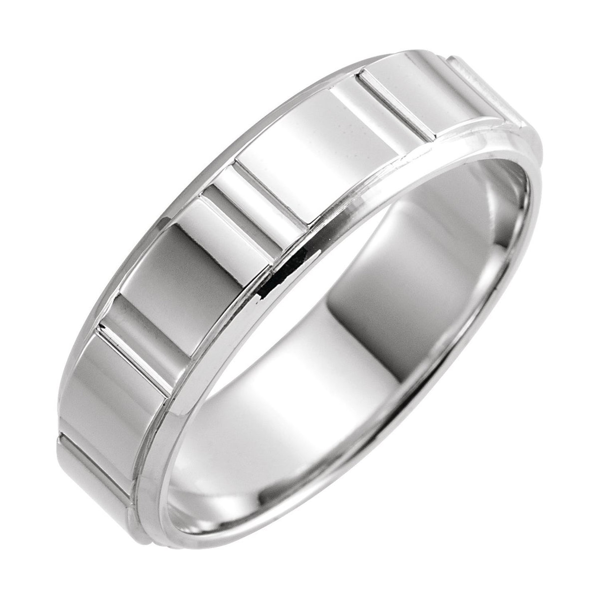Grooved Flat Band, 6 mm