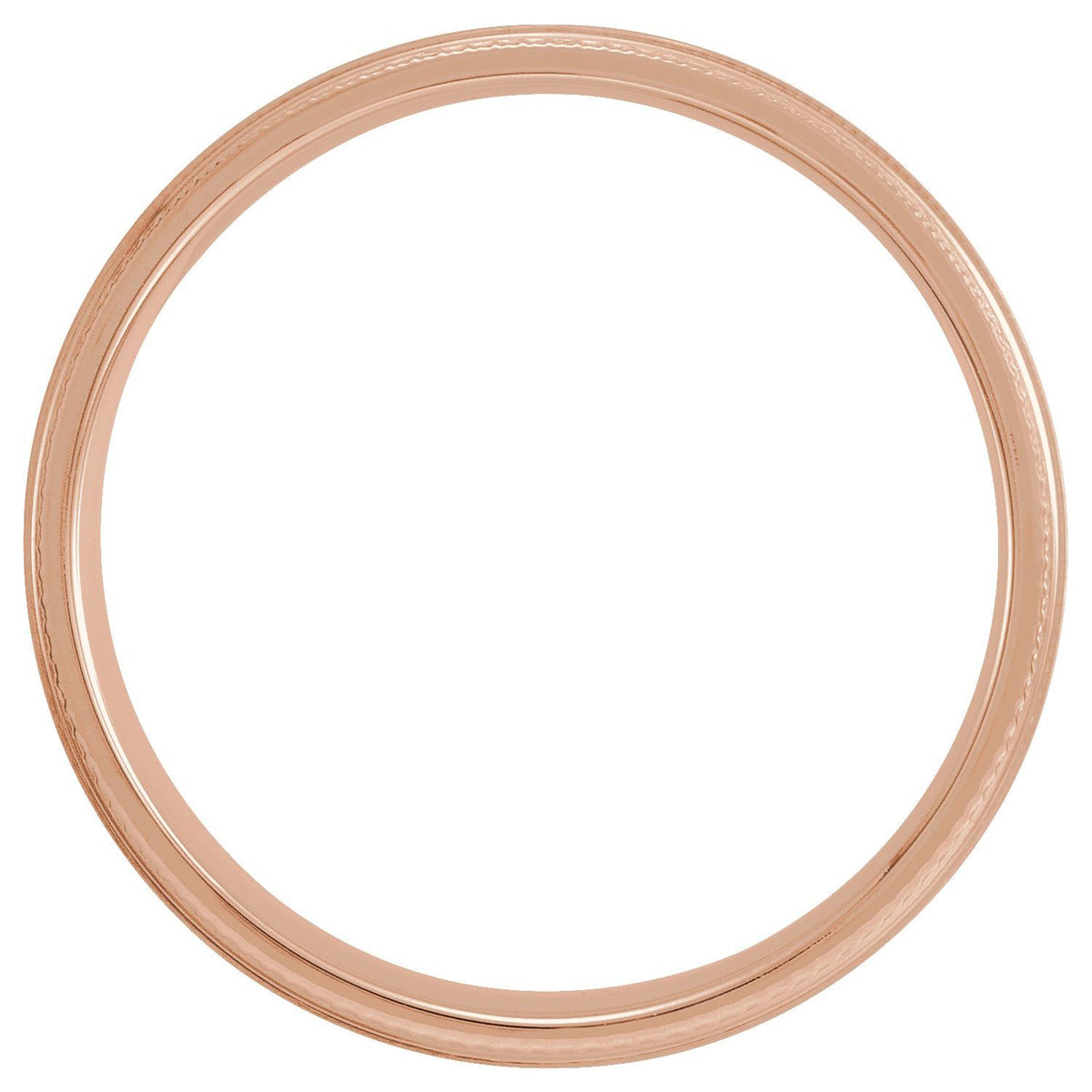 Knurled Stepped-Edge Flat Band