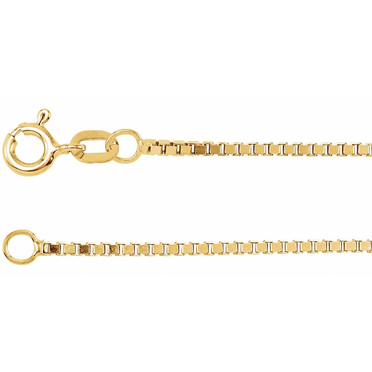 Diamond-Cut Box 18" Chain