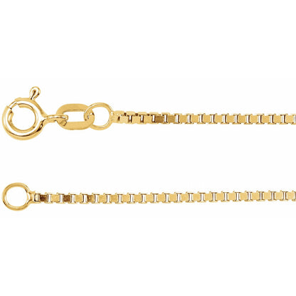 Diamond-Cut Box 18" Chain