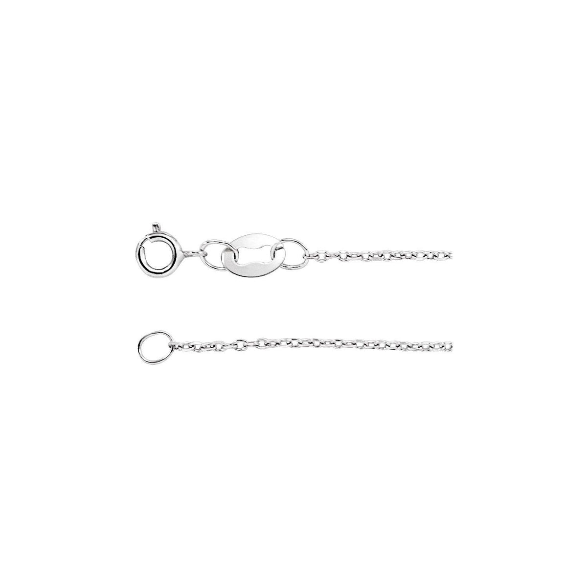Diamond-Cut Cable 18" Chain