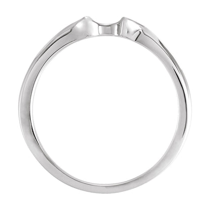 Platinum Band for Round Ring