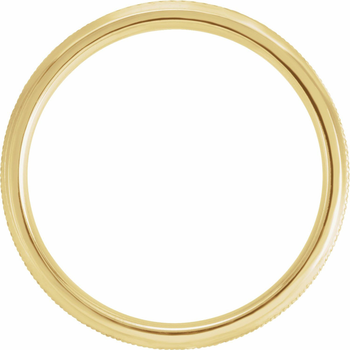Knurled Beveled-Edge Band
