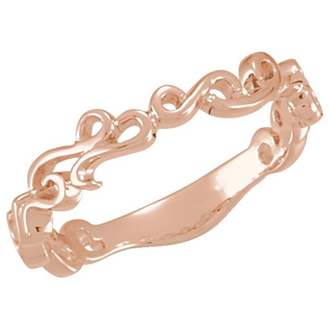 Scroll Design Band, 4 mm