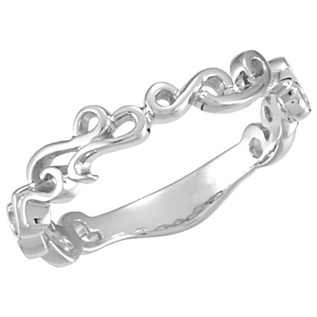 Scroll Design Band, 4 mm