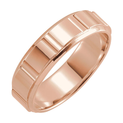 Grooved Flat Band, 6 mm