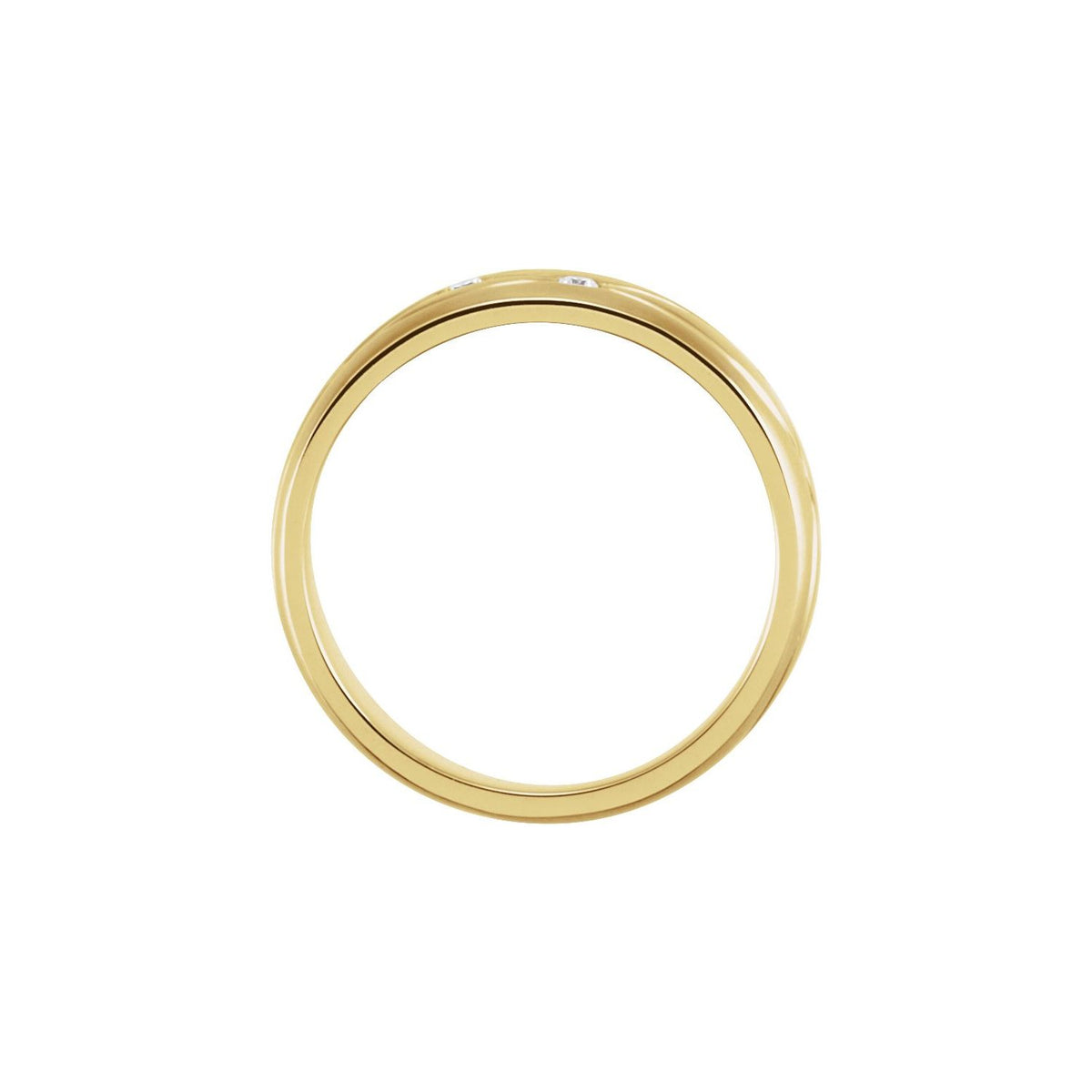 1/5 CTW Natural Diamond Grooved Band