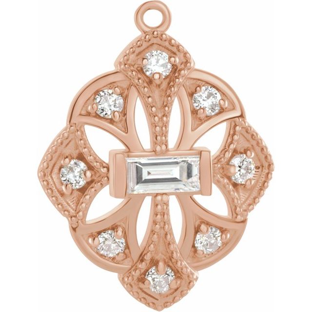 1/5 CTW Natural Diamond Dangle