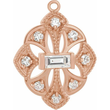 1/5 CTW Natural Diamond Dangle