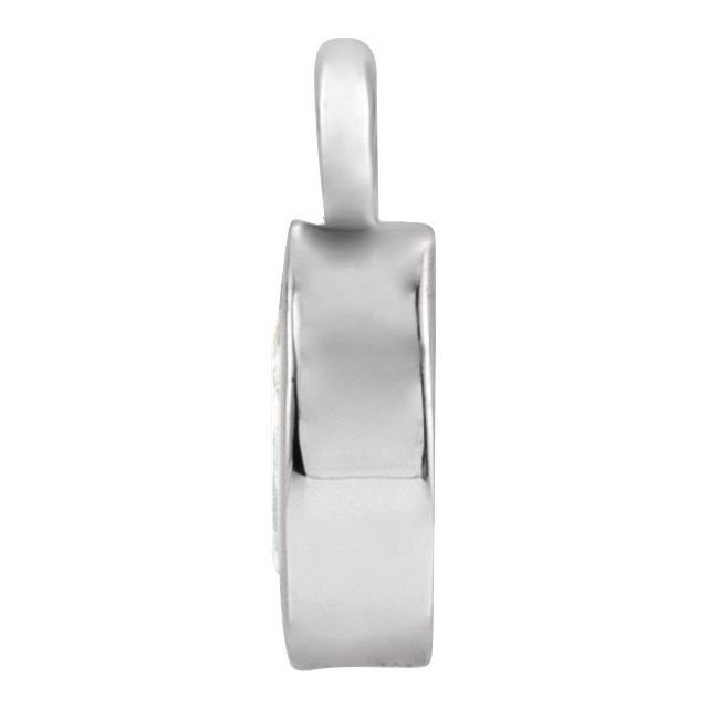 .04 CT Lab-Grown Diamond Bezel-Set Dangle, 2.13 mm x 5.65 mm