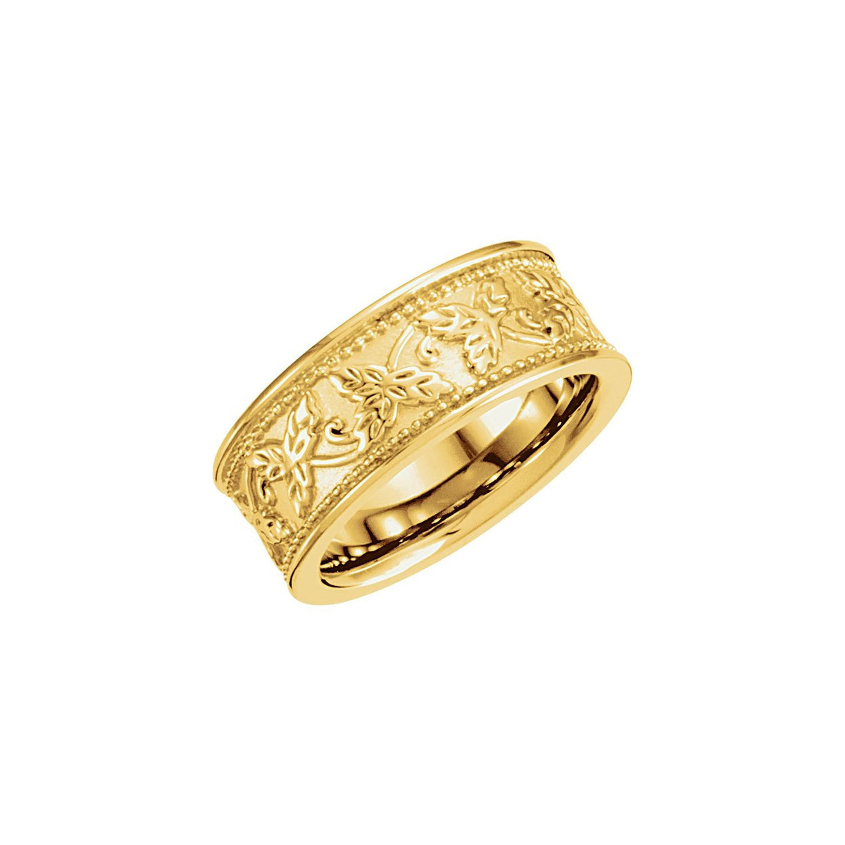 Floral Band, 8.25 mm