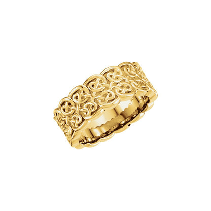 Celtic-Inspired Band, 8 mm