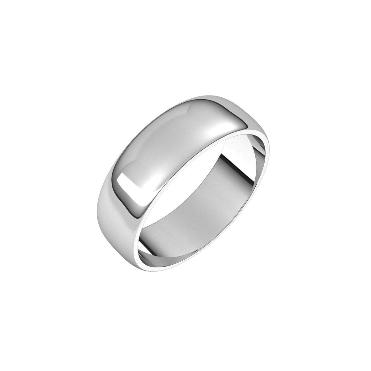 Lightweight Half Round Band, 6 mm
