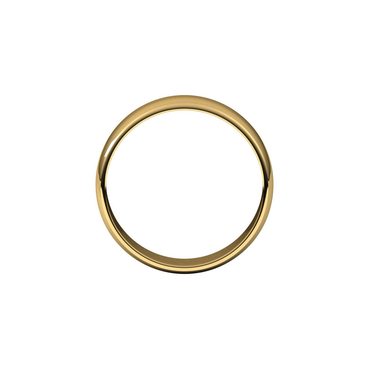 Lightweight Half Round Band, 6 mm