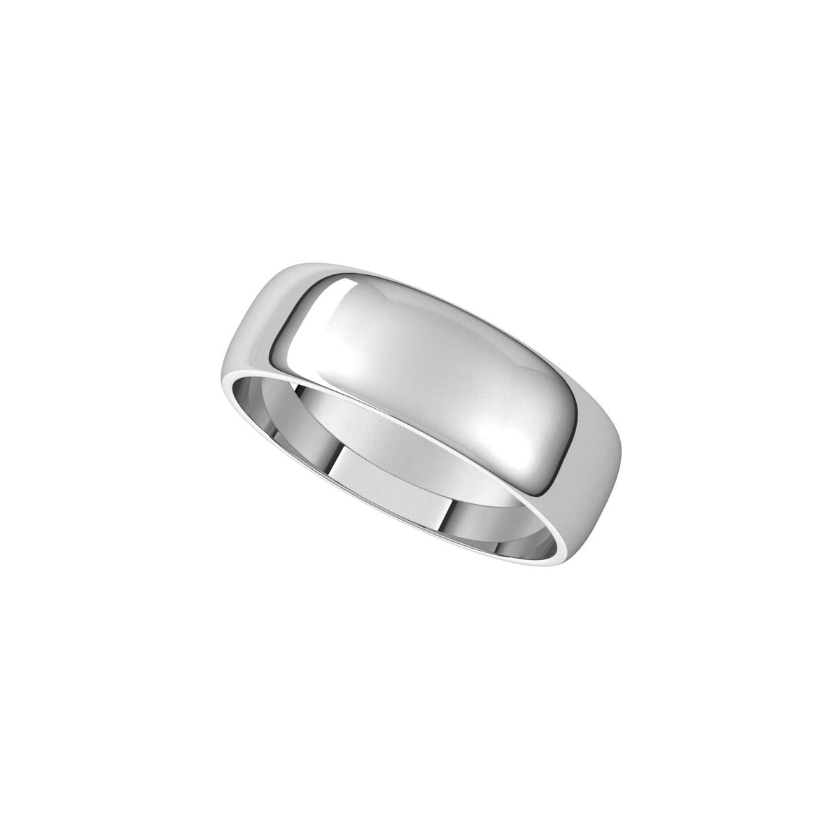 Lightweight Half Round Band, 6 mm