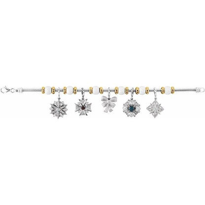 Natural London Blue Topaz & 1/4 CTW Natural Diamond Vintage-Inspired Charm/Pendant