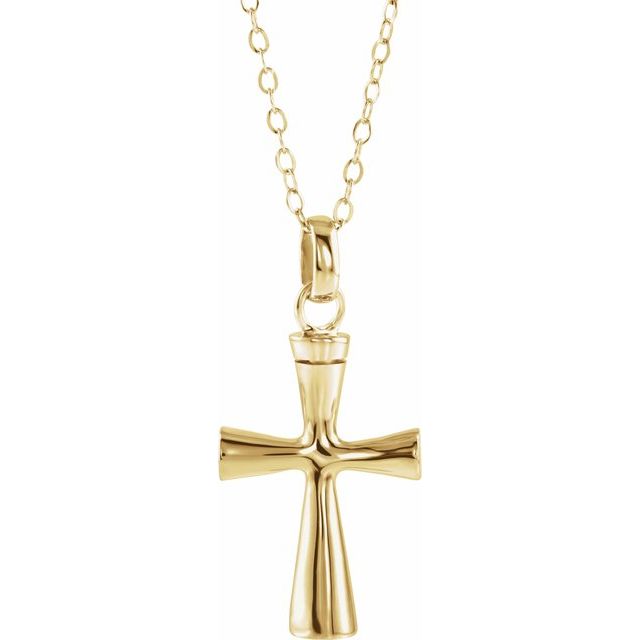 Cross Ash Holder Pendant