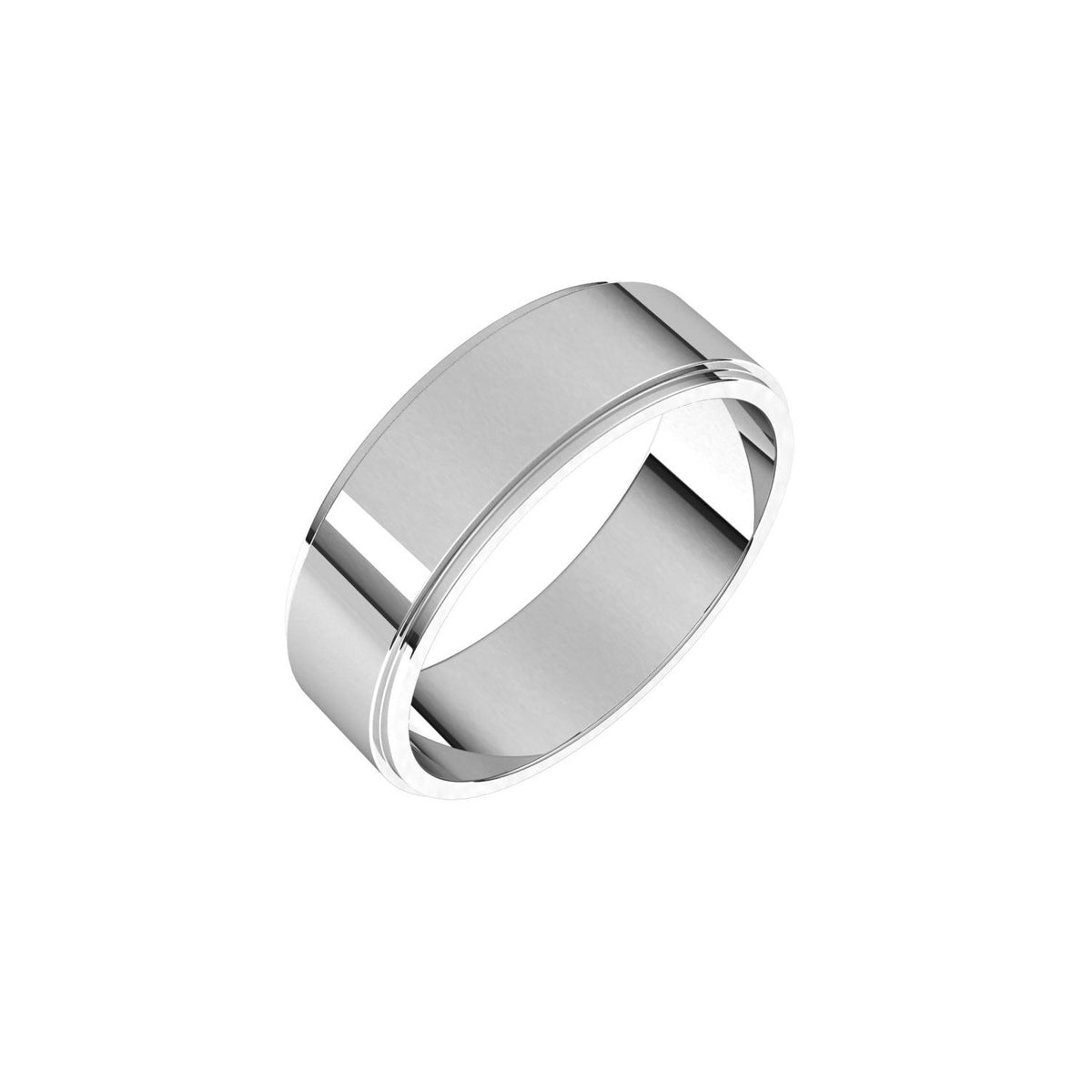 Stepped-Edge Flat Band