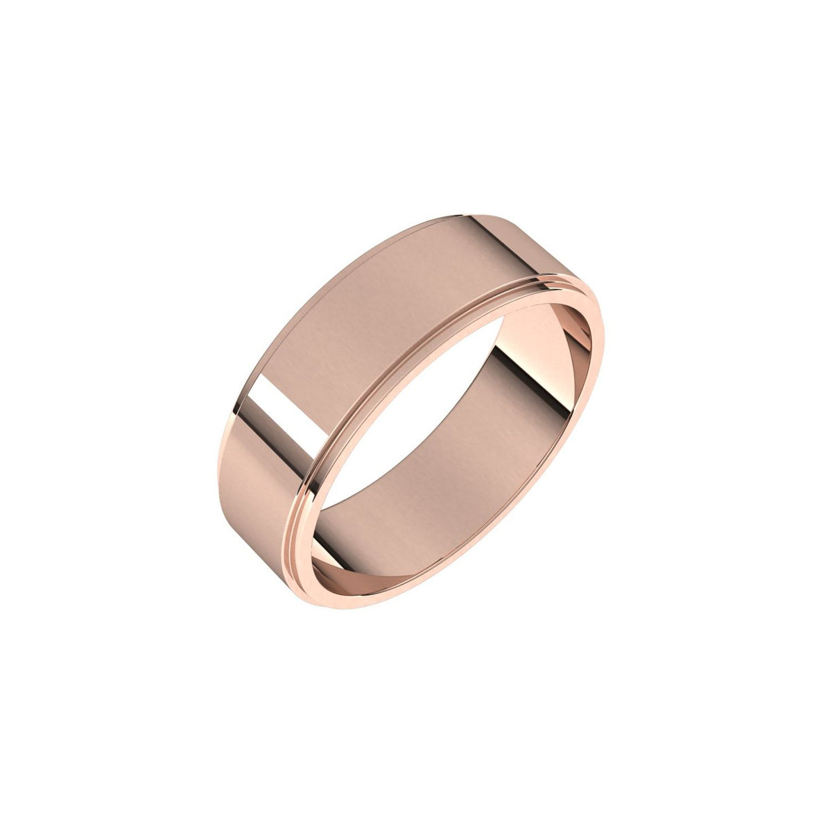 Stepped-Edge Flat Band