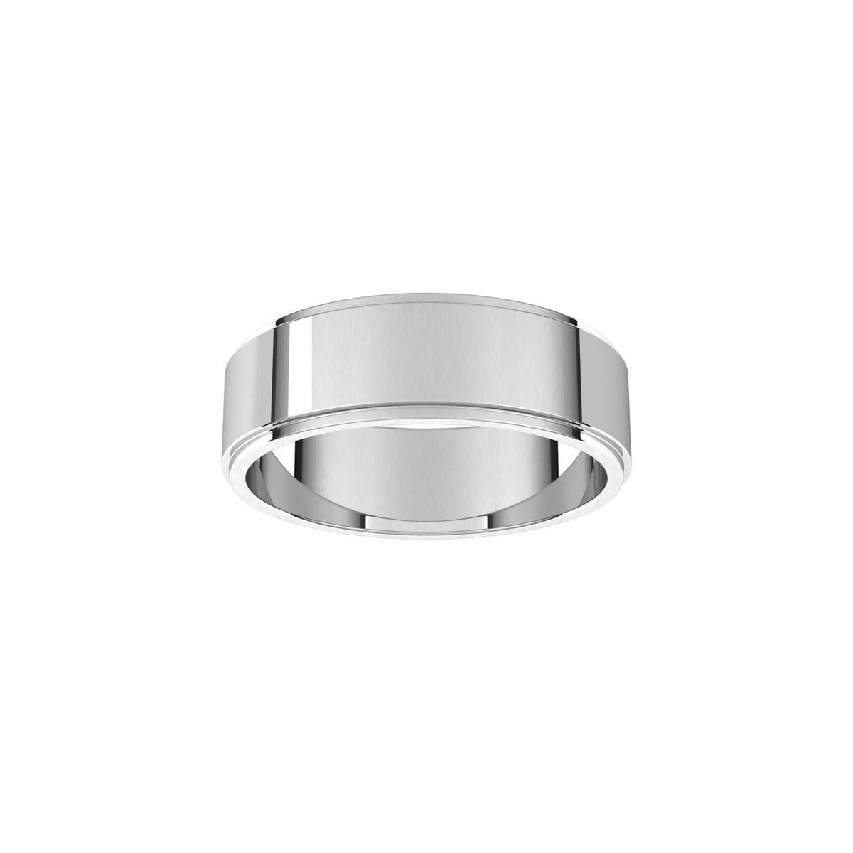Stepped-Edge Flat Band